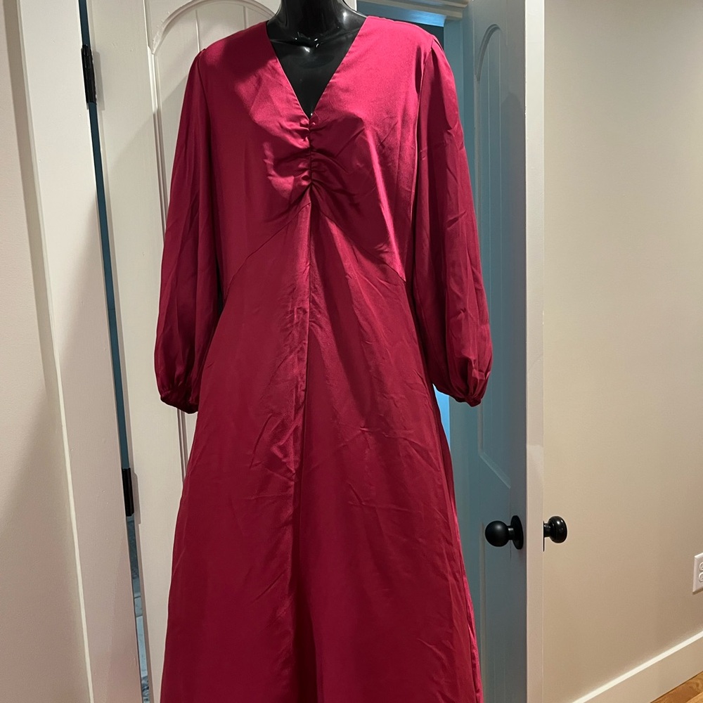 Banana Republic Rich Burgundy Dress